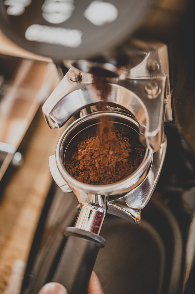 Fresh Coffee Grind for Espresso